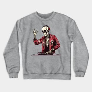 DJ Skeleton Crewneck Sweatshirt